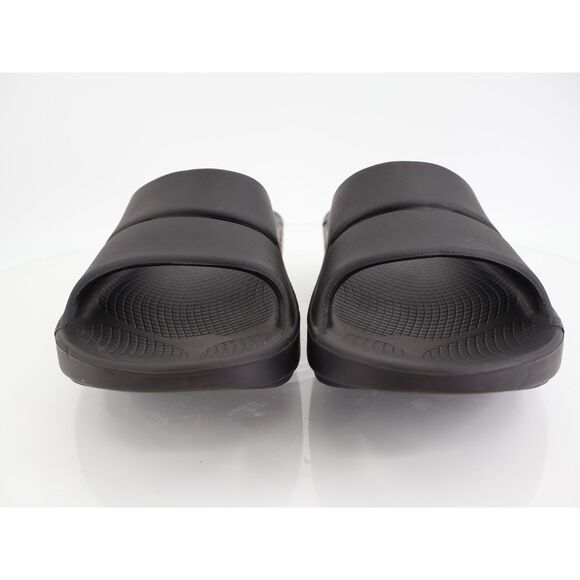 Oofos Men's OOahh Sandal Size 8 Recovery Sport Slide Stress Relief Black NEW - Picture 2 of 10